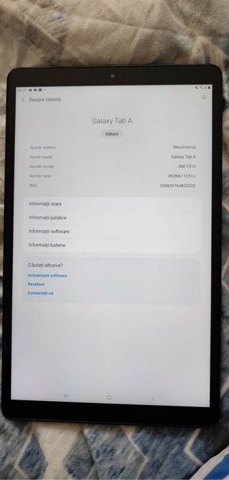 Vand tableta  Samsung Galaxy  A