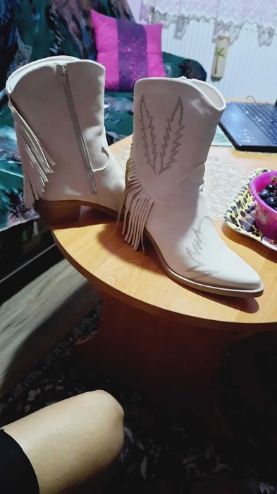 Cizme dama Texan Bej