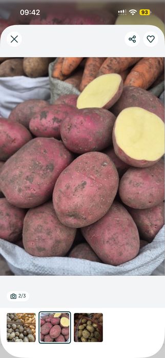 Продам деревенский картофель