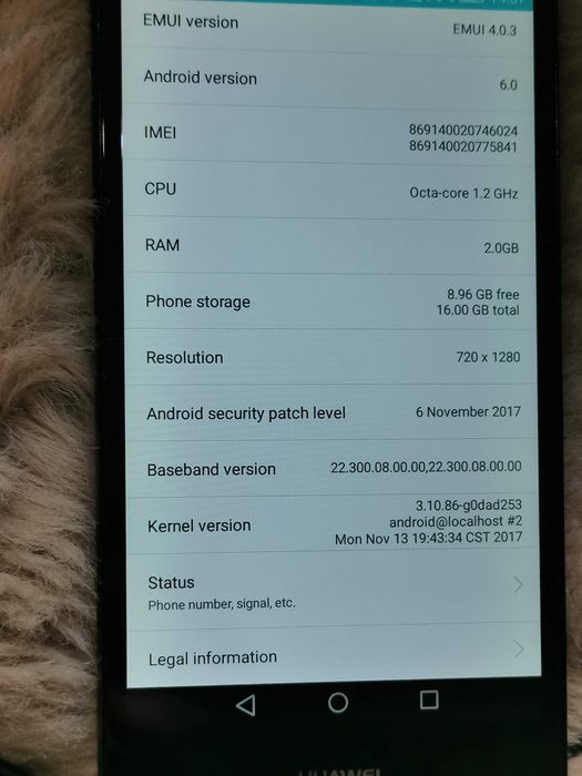 Смартфон с две sim карти Nokia 2.3, и смартфон Huawei p8lite