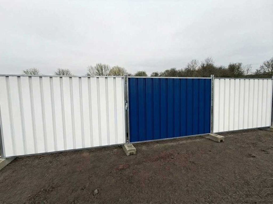 Плътна мобилна ограда - гаранция за качество - MAXFENCE - София - БЯЛА