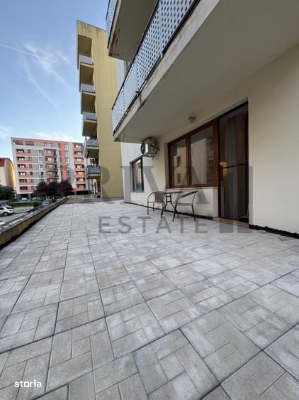 Apartament mobilat 2 camere, 64 mp, terasa 20 mp, parcare,Torontalului
