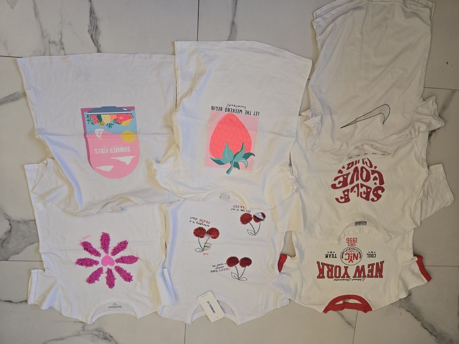 13 tricouri fete, 10 ani, Zara, Waikiki , Nike