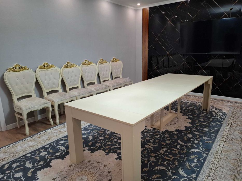 Стол с Доставкой Трансформер Алматы Кухонный Гостиная Мебель Интерьер!