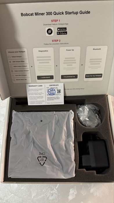 Bobcat 300 Helium miner venit pasiv