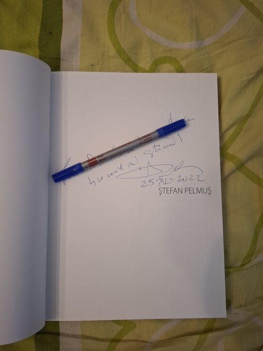 Stefan Pelmus carte biografica cu dedicație