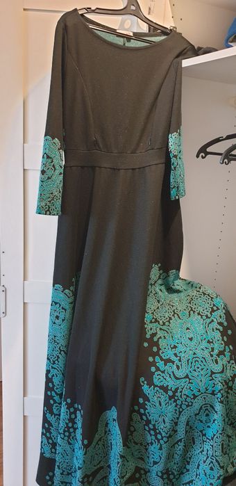 Казакша койлек, на Наурыз, национальный стиль, для кормящих, 46 размер