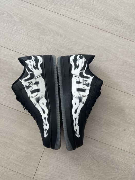 Af1 skeleton black