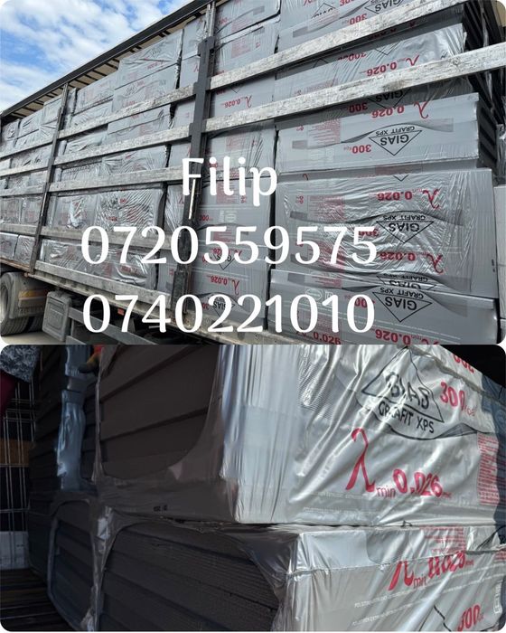 Polistiren extrudat grafitat gias xps - stoc - livrare