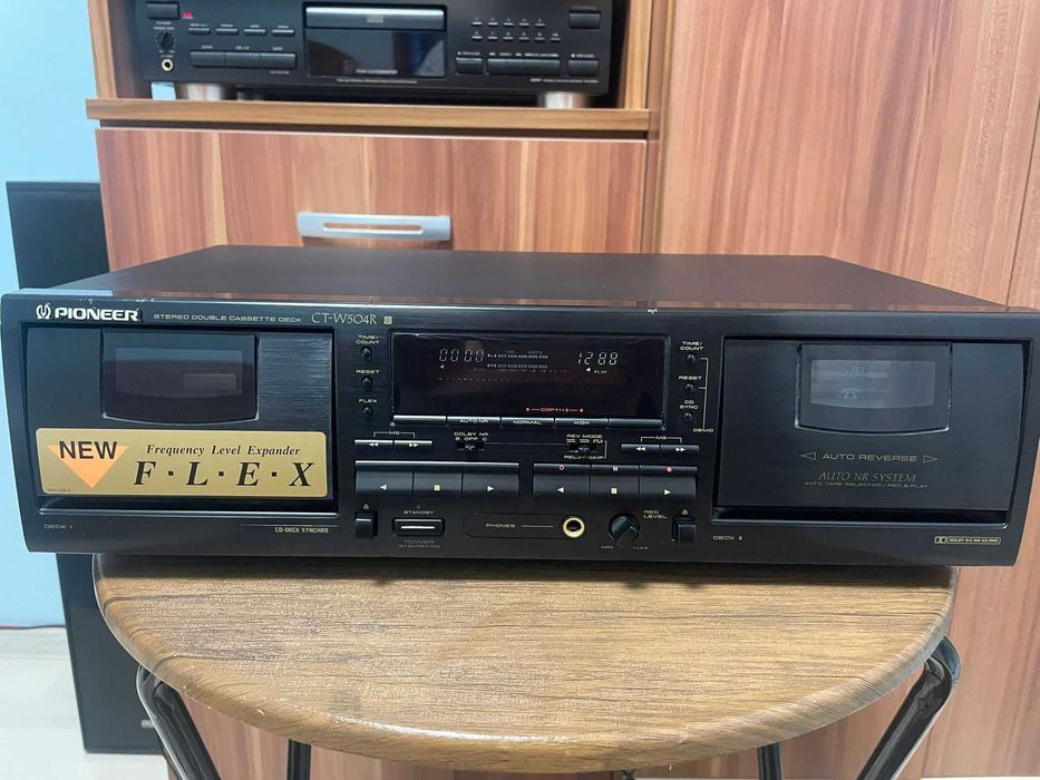 Pioneer CT-W504R Stereo Double Cassette Deck