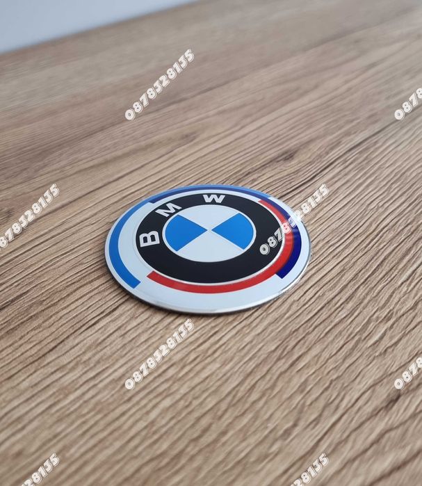 Задна емблема BMW E46 комби 65мм – юбилейна