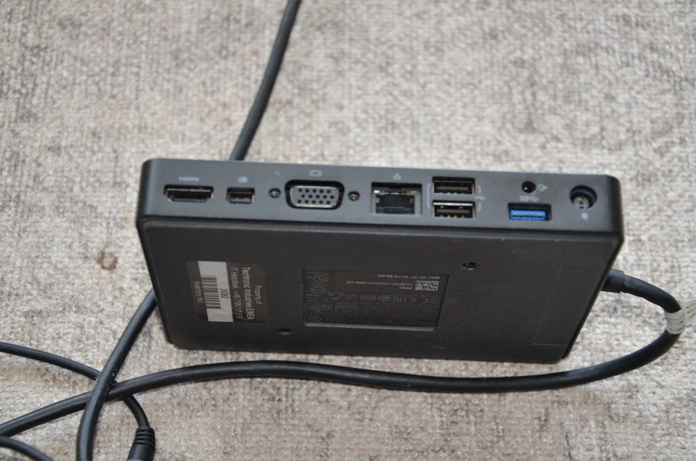 Docking Station Dell WD15, USB-C, adaptor 130W EU