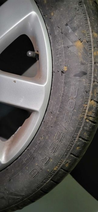 Jante Originale VW 16" (5x112) + Anvelope Vară Nokian 205/55 R16