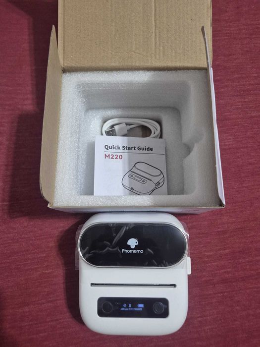 Imprimanta etichete Bluetooth/USB Alb – 80mm