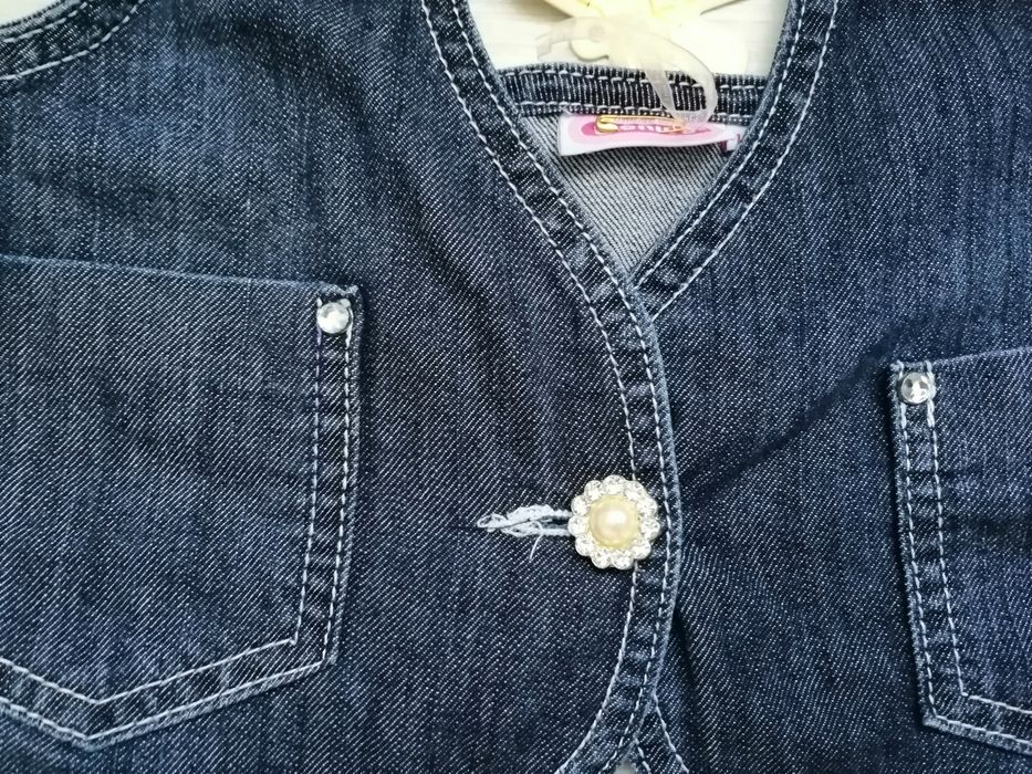 3 евро ново дънково елече за 8-10години