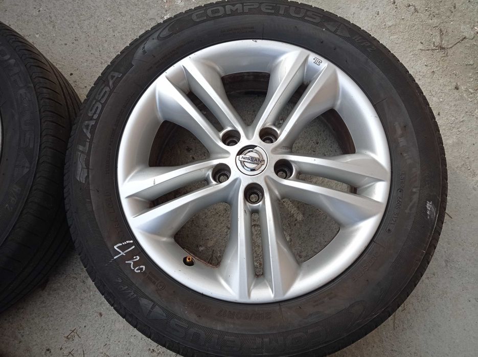 17 5x114.3 NISSAN QASHQAI+Летни гуми-Внос от Австрия