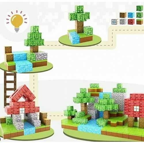 Магнитни кубчета Майнкрафт 50ч