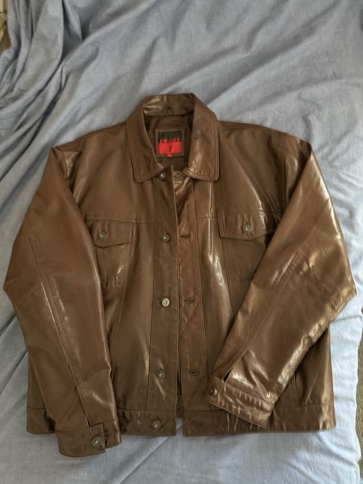 Geaca din piele marimea XL
