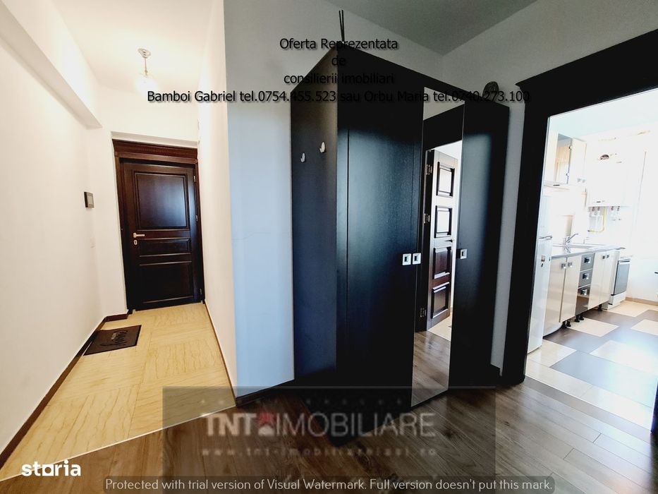 Apartament 1 camera bloc nou de inchiriat zona Pd Fier Moara de Vant