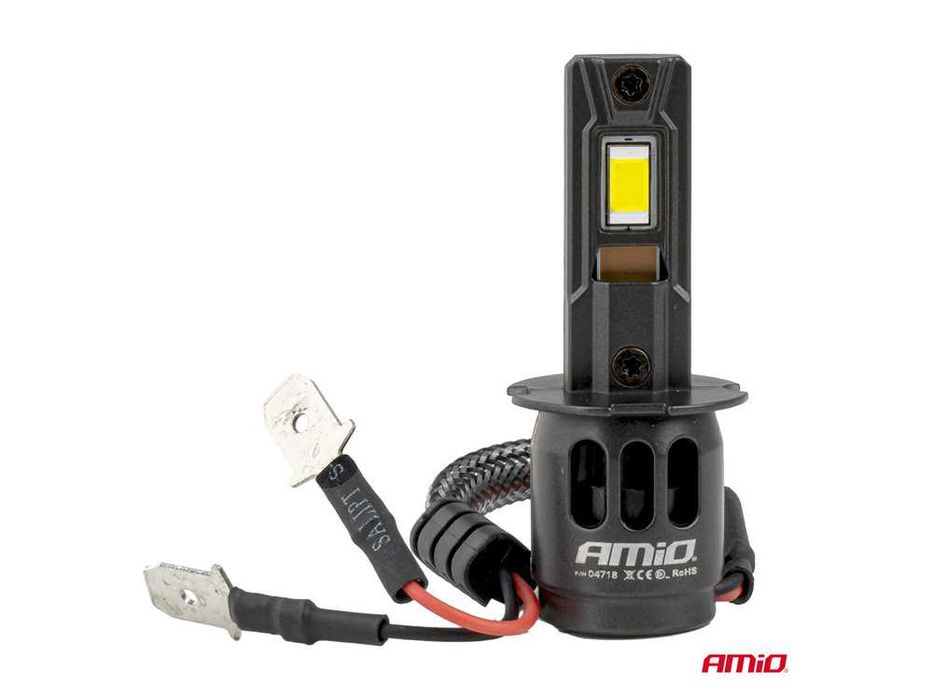 Крушки AMIO F25 pro black LED CANBUS H3 68W 12-24V