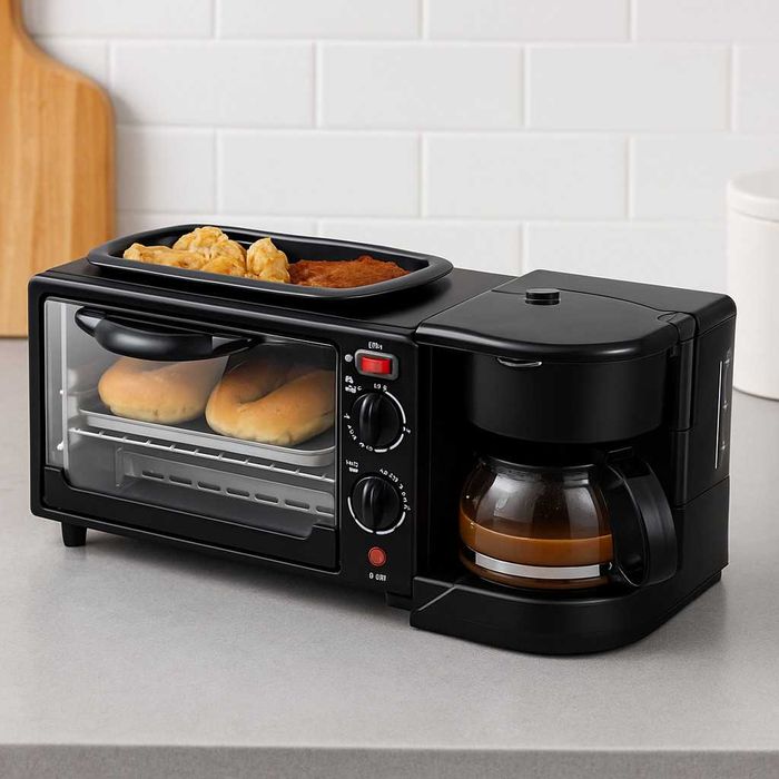 Многофункционална Печка, тостер фурна  и кафемашина – 3в1