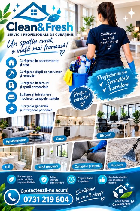 Firmă de curățenie profesională