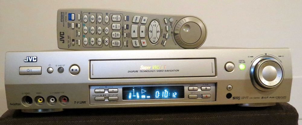 Videorecorder JVC HR-S8700 Super VHS ET Hi-Fi Stereo recorder- 6 Head