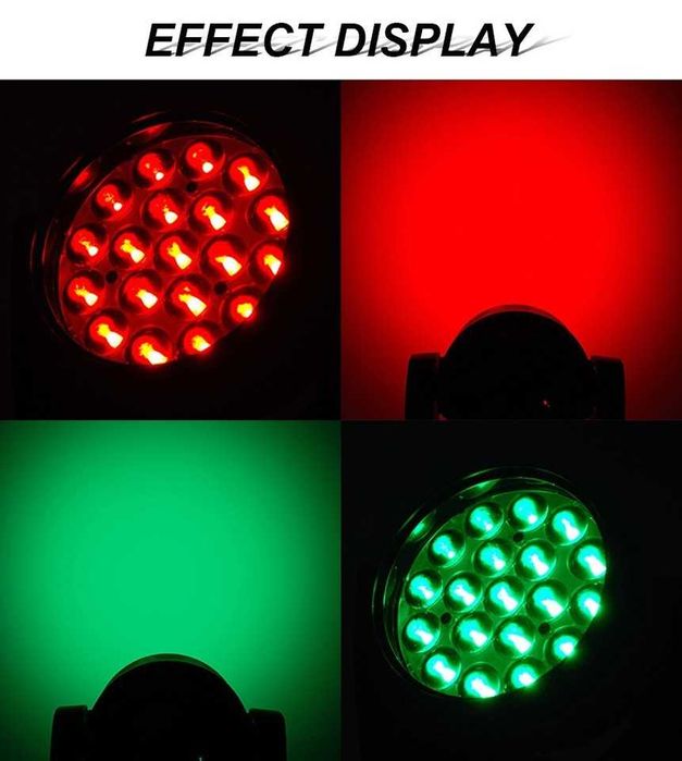 Moving head wash 19x15 + ZOOM чисто нови.