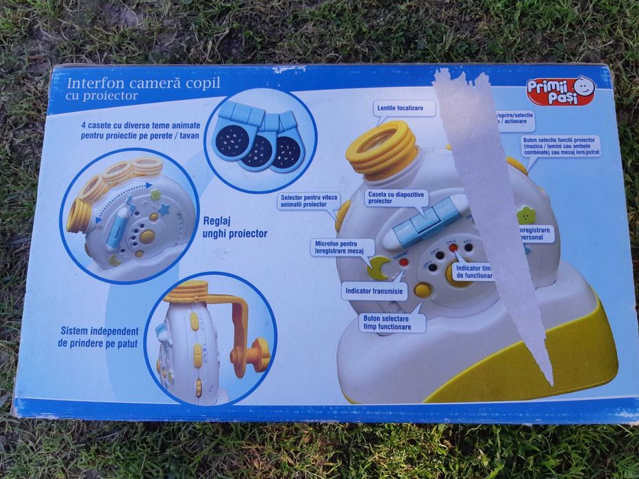 Interfon camera copil cu proiector