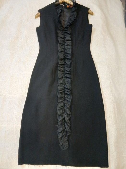 Rochie din triplu voal.