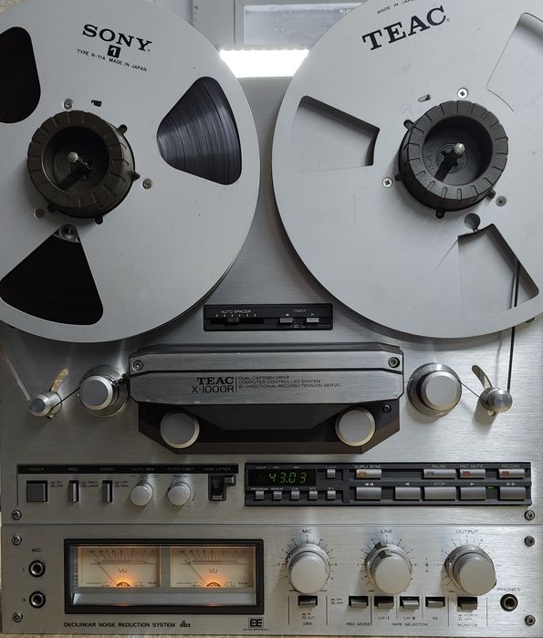 Teac X-1000R +original dust cover