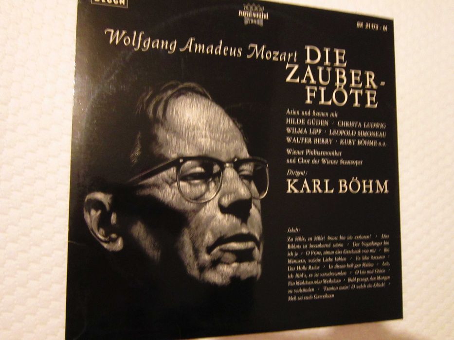 vinil rar Mozart -Karl Bohm, Jack Brymer, Harnoncourt Editii rare