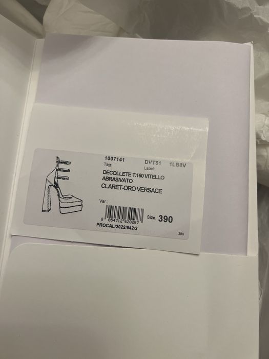 Обувки на ток Versace