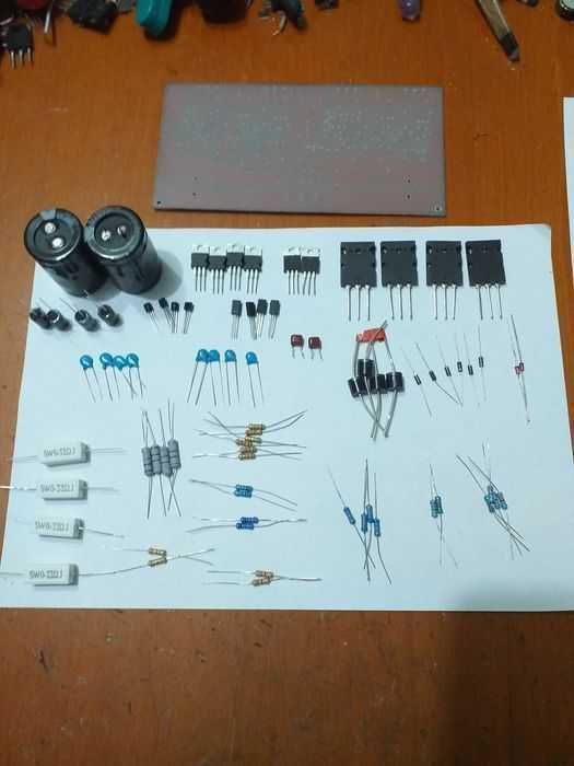 Kit amplificator 2x100w sarcina 4 ohmi