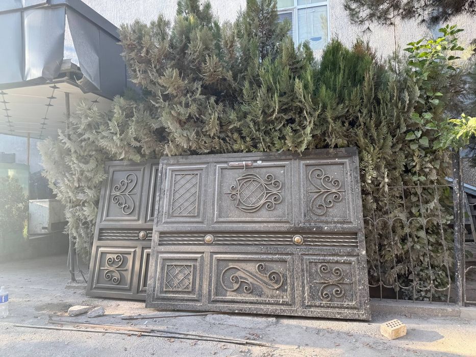 Темир дарвоза навес билан