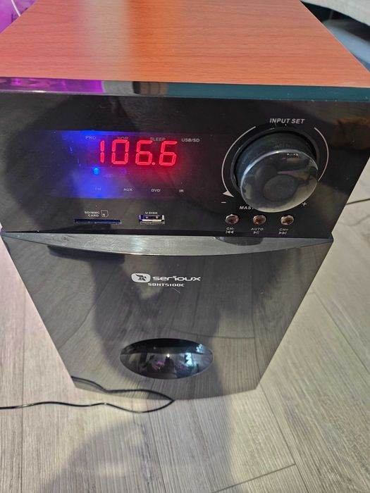 Sistem audio boxe 5.1 Serioux HT5100C, 140W RMS