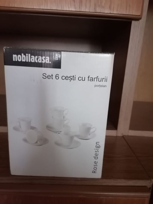 Set 6 cesti cu farfurii NOBILACASA