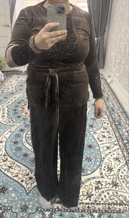 Велюр двойка нарядная