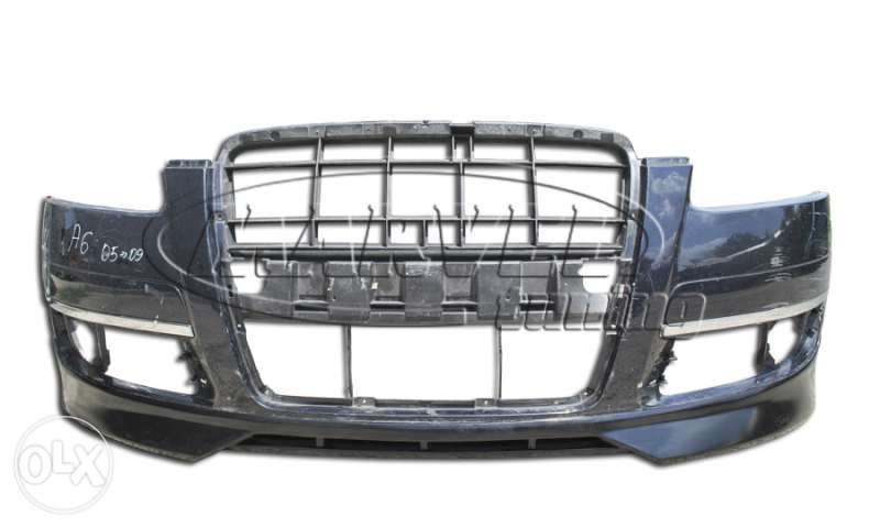 Спойлер (тунинг добавка)за предна броня за Audi A6C6 Ауди А6 №010717