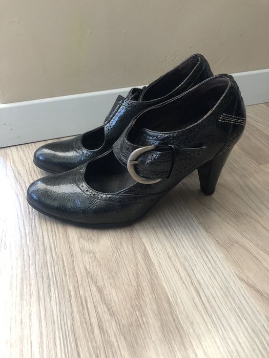 Pantofi piele toc 37