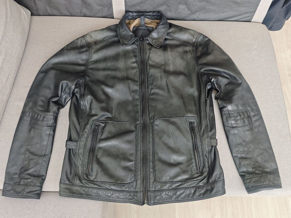 Кожено яке Massimo Dutti