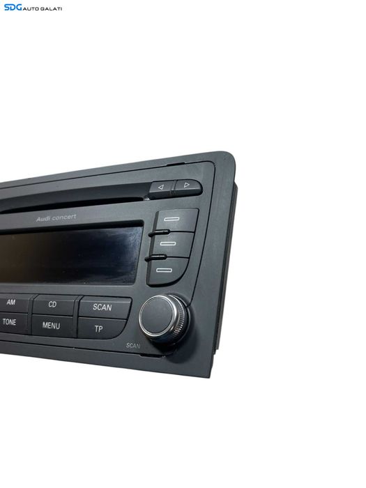 Radio CD Player Audi Concert Fara Safe Code Audi A3 8P 2004 - 2013 Cod 8P0035186G 7647253380 [B3814]