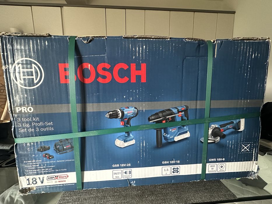 Bosch Pro трио комплект оригинален запечатан