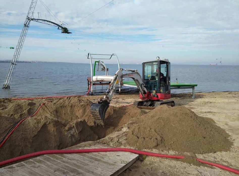 Услуги с минибагер Бургас, Созопол, Приморско