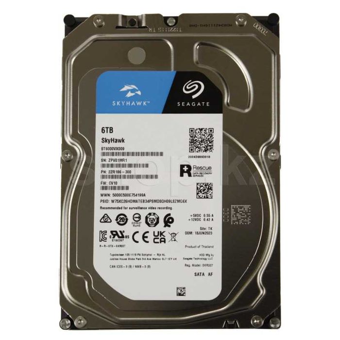 Жесткий диск HDD 6 TB Seagate SkyHawk