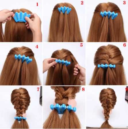 Уред за плетене на плитки и магически дунапрен за кок