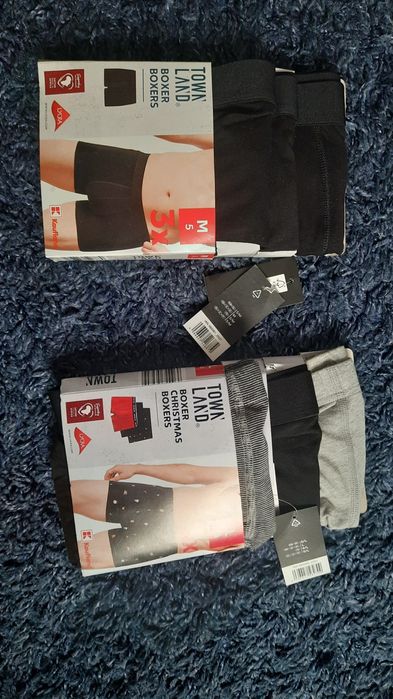 Chiloții Boxeri bărbați M,L  la set, bumbac, trimit oriunde