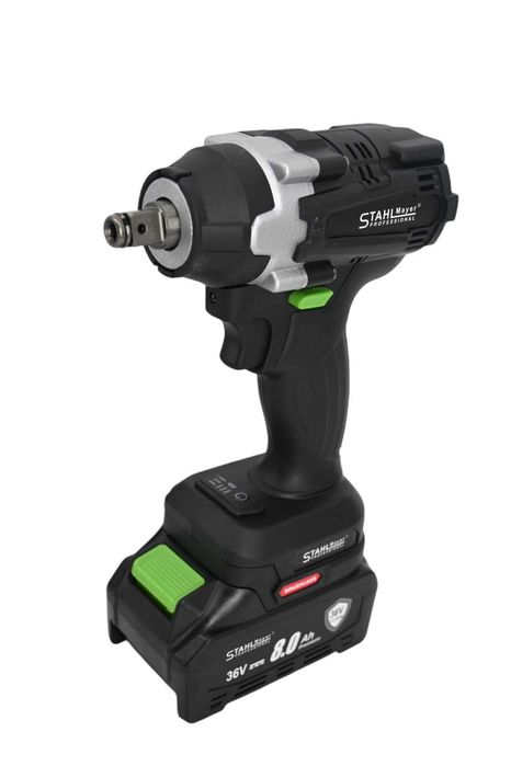Акумулаторен ударен комбиниран гайковерт StahlMayer 36V 8Ah 850 N/m