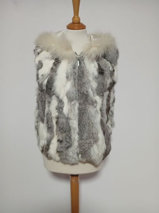 Дамски елек от заешка кожа Saint Tropez