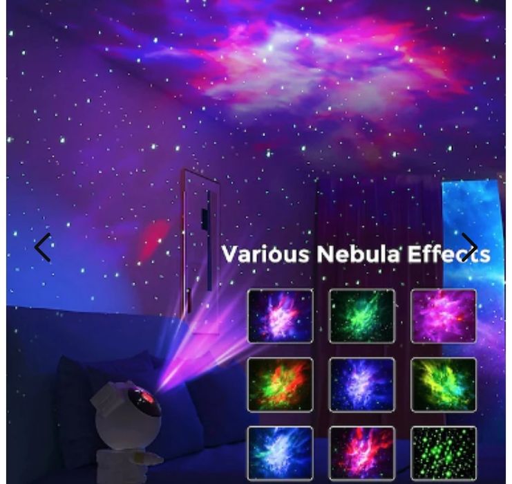 Lampa LED cu proiector Galaxy astronaut Starry Sky